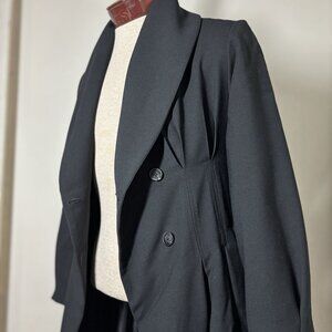 Suzanne Rae $985 Women Double Breasted Trench Coat Size S 42IT Made In Italy New